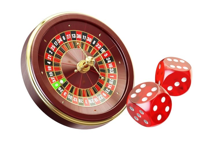Tata letak meja Texas Poker dengan kartu komunitas dan posisi pemain di kuat bet